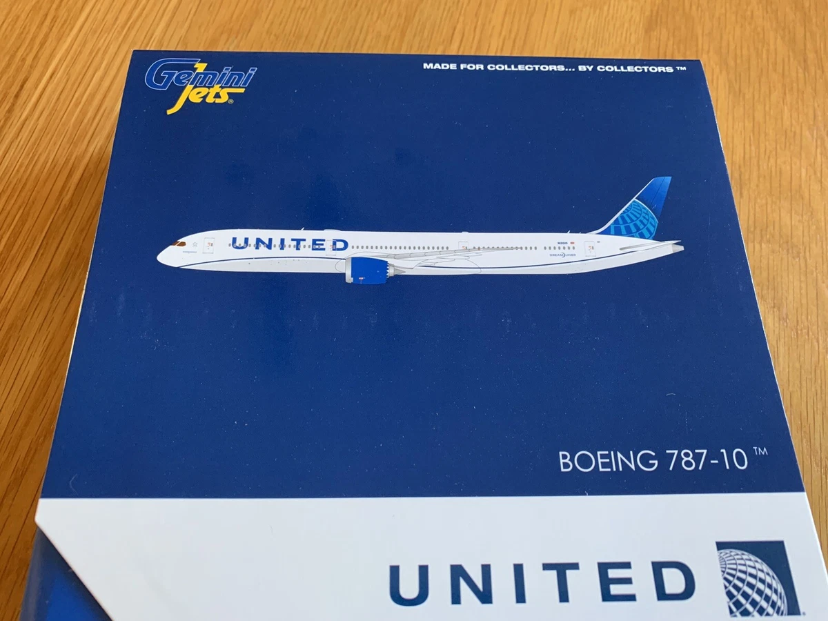 T-ポイント5倍】 [Gemini jets] ユナイテッド航空 B787-10 1/400