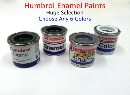 Humbrol Enamel Paints Lot  Choose any 6 Tinlets/Tins 14ml  (Huge Selection) - Afbeelding 1 van 1