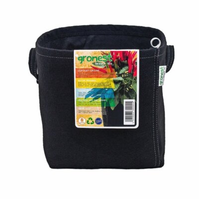 Gronest Stofftopf 8L 18 x 18 x 24 cm Pflanztopf Pflanzcontainer Blumentopf Grow