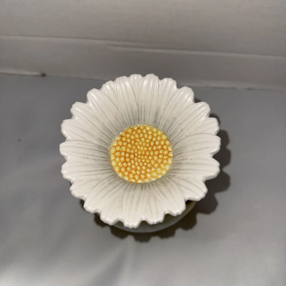 Calentador de cera de cerámica floral amarillo girasol Yankee Candle Foto 4 de 4