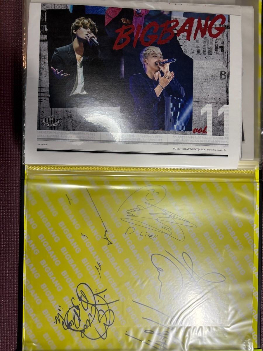 BIGBANG Official Fanclub VIP Japan File Folder/Bigbang Times Set