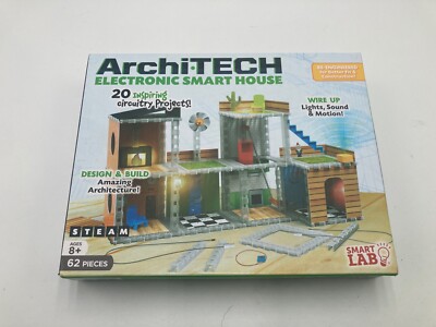 Smart Lab Archi Tech Electronic Smart House 20 Circuitry Projects New 8+