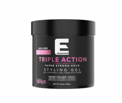 Elegance Triple Action Super Strong Hold Gel 16.9oz Venus, Moon