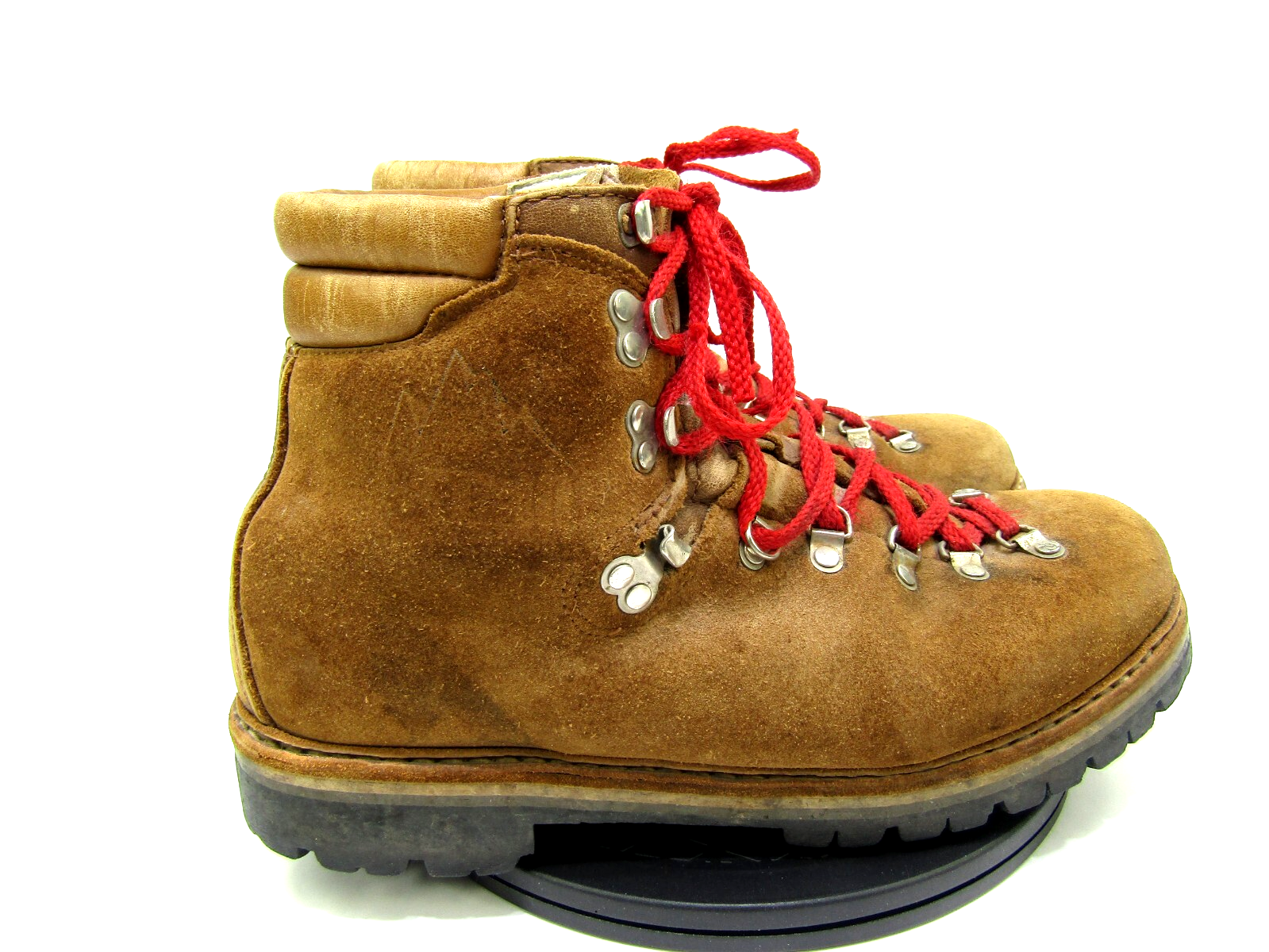 SAOLA Stivali trekking alpinismo MT10 vintage uomo suola 10 Vibram pelle marrone stringati