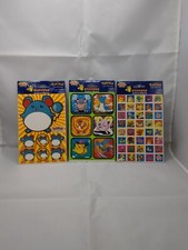Lot Of 3 Vintage Pokemon Sticker Sheets 2000 Nintendo Stickertime NEW