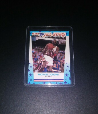  MICHAEL JORDAN 1989 Fleer All-Star / Chicago Bulls - GOAT / HOF - Pack Fresh 