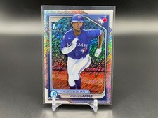 2024 Bowman Chrome - Prospects #BCP-236 Andres Arias 1st Shimmer IYC3949