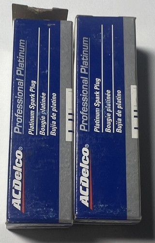 NEW OEM LOT OF 2 41-908 AC Delco Double Platinum Spark Plugs - Picture 2 of 2