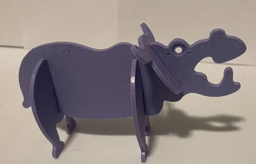 Rompecabezas de plástico 3D vintage de la década de 1980 para animales de zoológico - Imagen 7 de 16