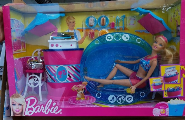 barbie bbq grill furniture & accessory set