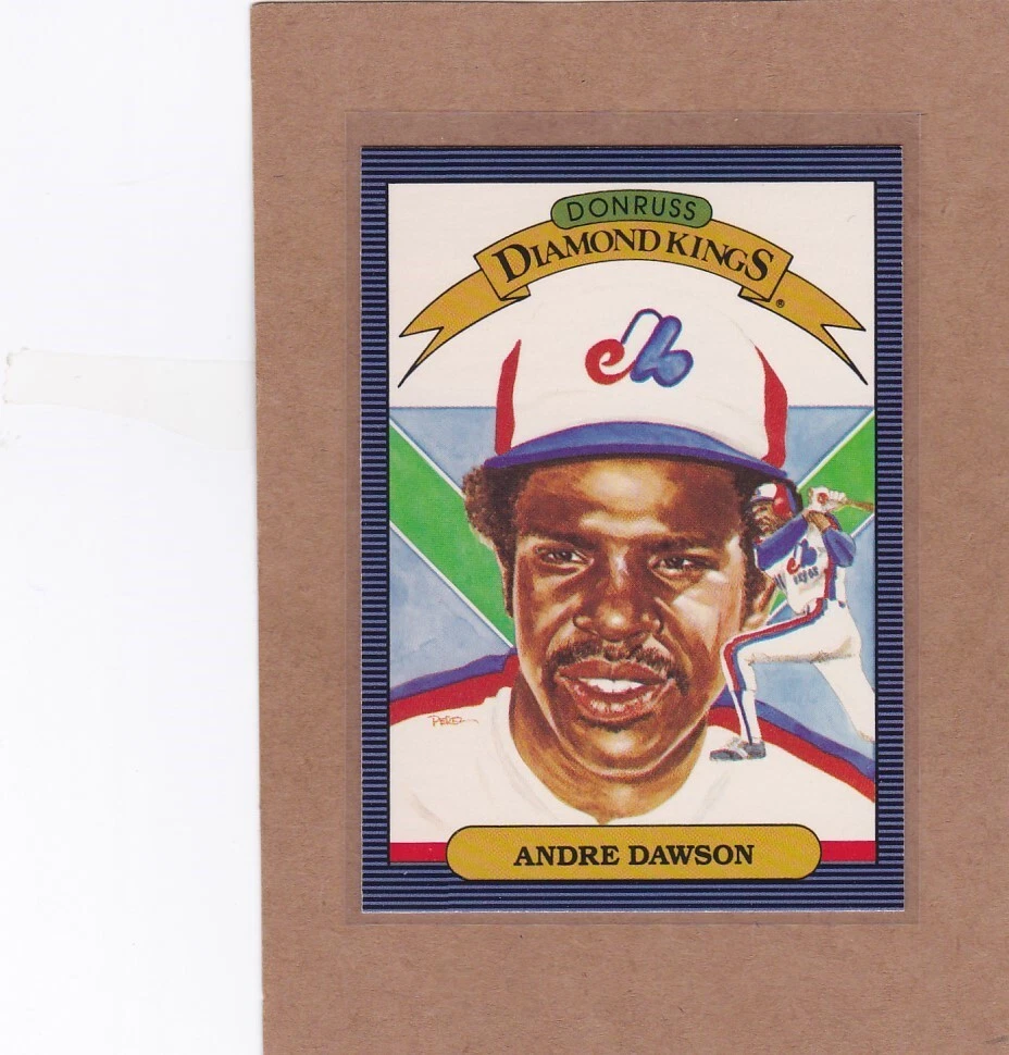 1986 LEAF BASEBALL ANDRE DAWSON DIAMOND KINGS #25 EXPOS NMMT *E3787