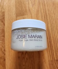 JOSIE MARAN BRAND NEW 18oz ARGAN SUGAR BALM BODY SCRUB: SWEET CLEMENTINE SEALED