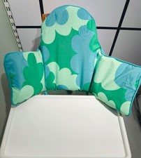 IKEA ANTILOP Bezug grün + Stützkissen weiß Set Babybezug Polster Sitzkissen