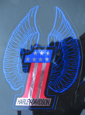 Harley Davidson Victorious Winged # 1 Patch / Emblem & Decal  display picture 3