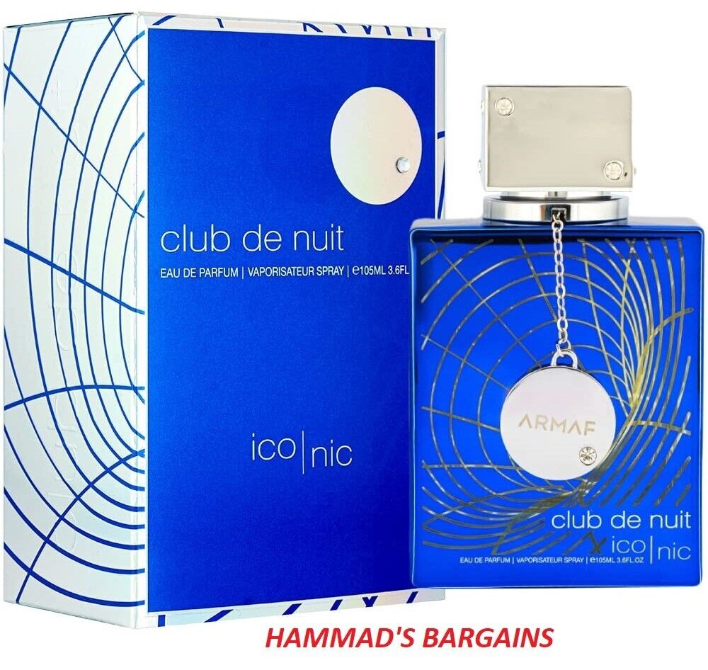 Club De Nuit Iconic Eau De Parfum Spray By Armaf - 3.6 oz Club De Nuit Iconic Eau De Parfum Spray By Armaf - 3.6 oz