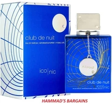 CLUB DE NUIT ICONIC BY ARMAF EDP 3.6 OZ / 105 ML FOR MEN (NIB) SEALED