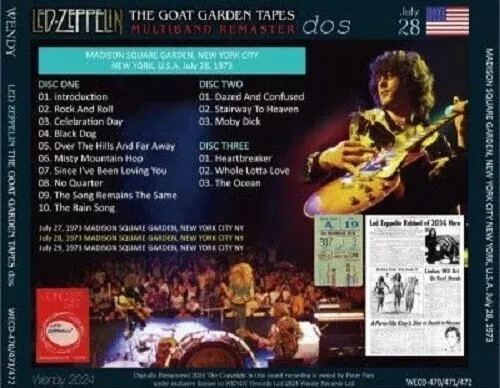 LED ZEPPELIN / 1973 THE GOAT GARDEN (3CD) | eBay