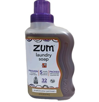 Zum Laundry Detergent Zum Frankincense And Patchouli Zum Indigo