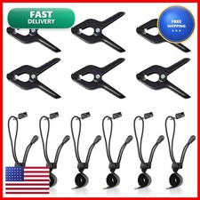 SLOW DOLPHIN Heavy Duty Spring Clamps Background Clips for Muslin Backdrop 12