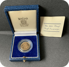 1983 Proof Half  Gold Sovereign