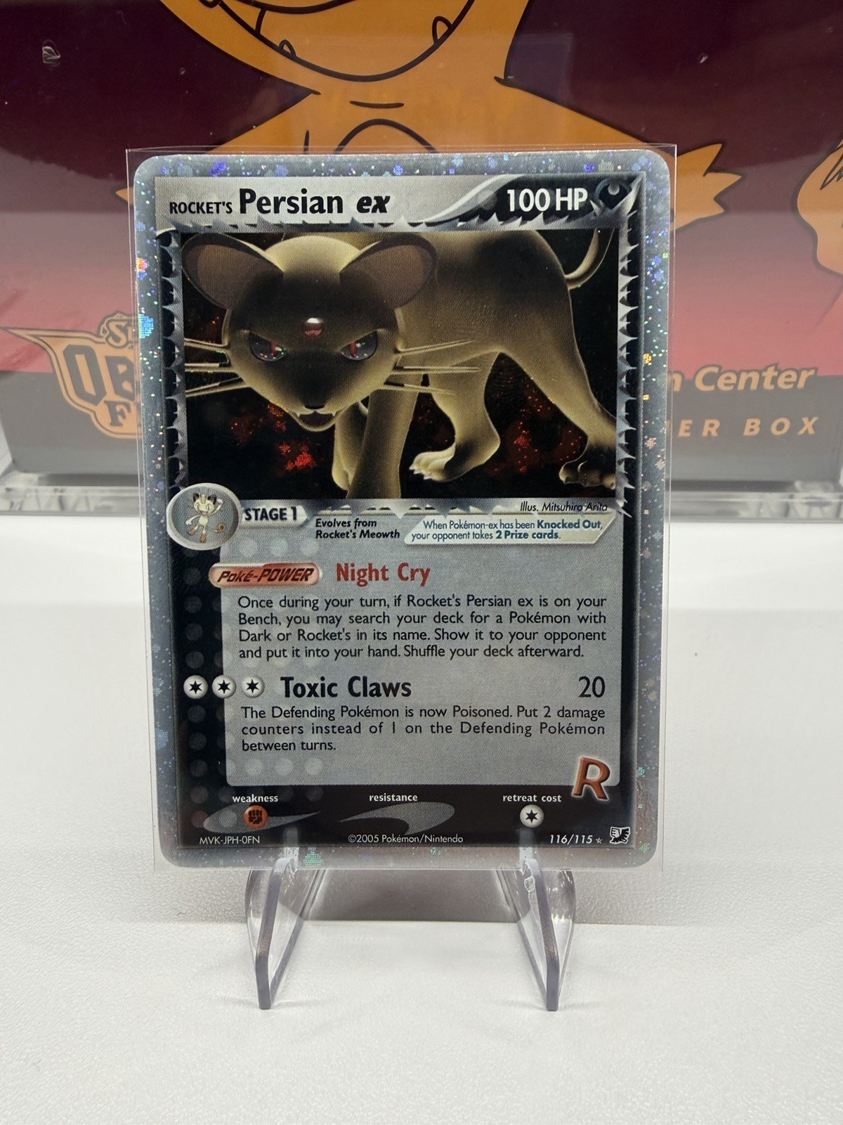 Rocket's Persian ex 116/115 Unseen Forces Holo NM