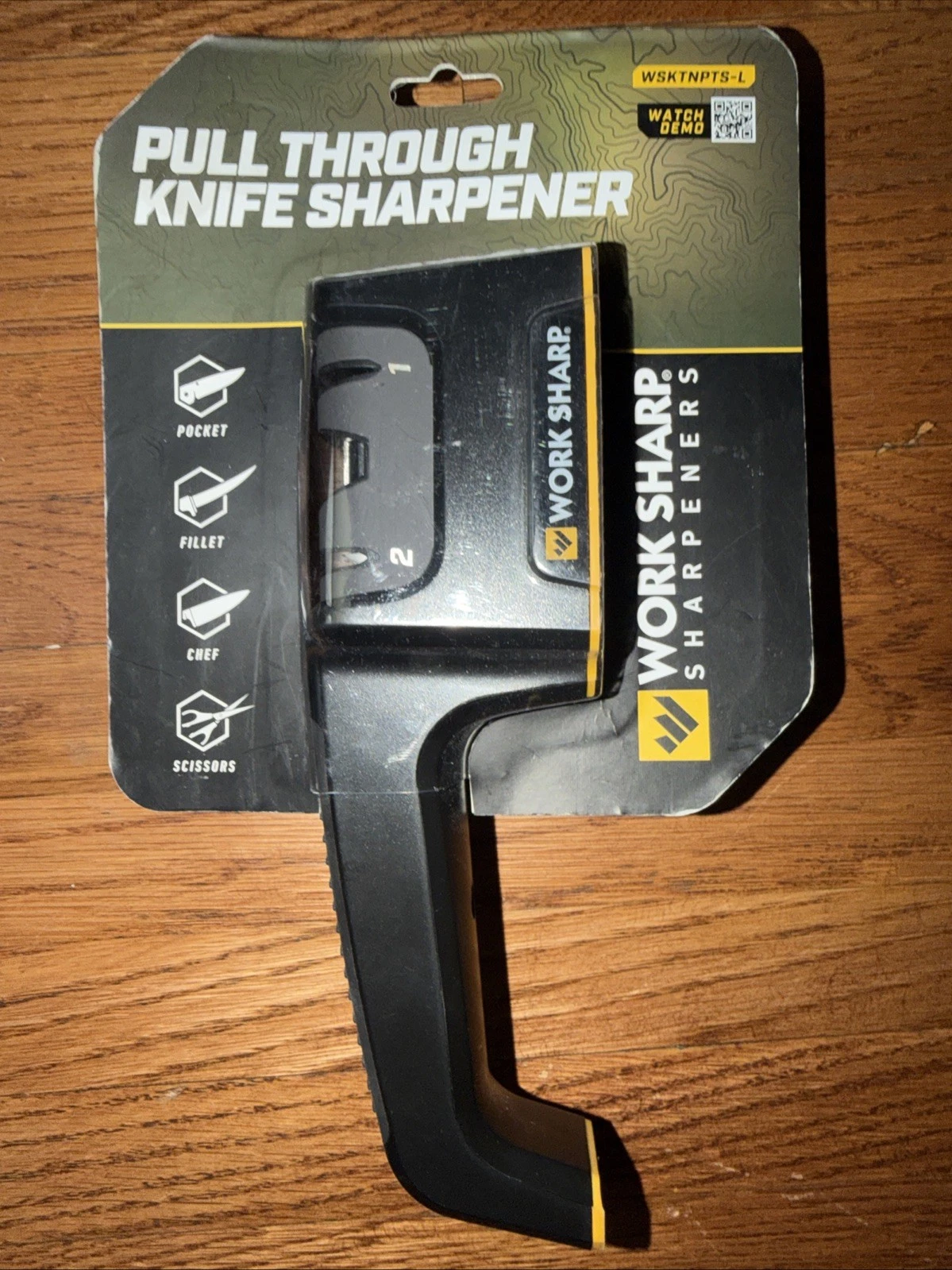 Work Sharp Pull Through knife & Sissor Sharpener WSKTNPTS-L Advanced High Quali