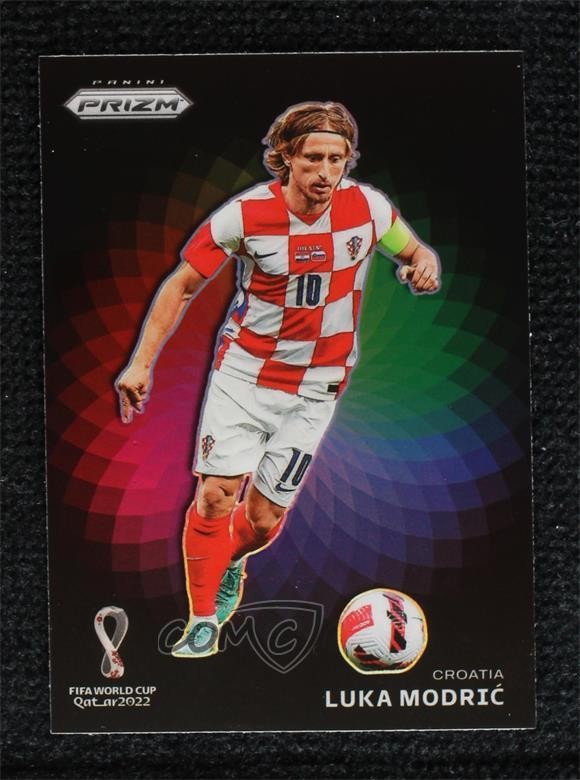 2022 Panini Prizm World Cup Qatar Color Wheel Luka Modric #5