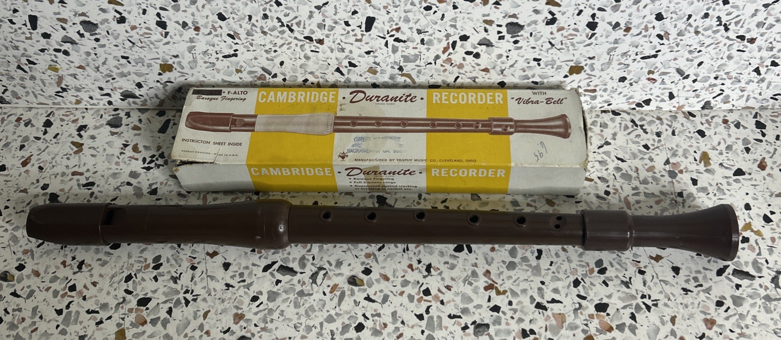 Vintage Cambridge Duranite Recorder In Original Packaging