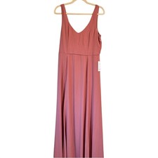 Show Me Your Mumu Pink Chiffon Maxi Dress Womens XL Bridesmaid Formal Gown NWT
