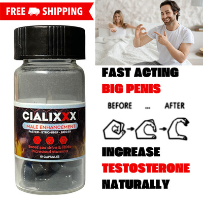 NEW 72 Hour Natural Peak Male Enhancement Supplement 10 Pills LONGER & STRONGER