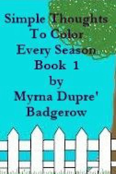 Simple Thoughts To Color Every Season Myrna Badgerow Taschenbuch Englisch 2016-image