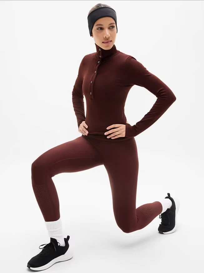 Venda Henley sem costura Athleta Flurry frete grátis - Imagem 2 de 4