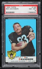 1969 Topps Ben Davidson #128 PSA 8 h8b