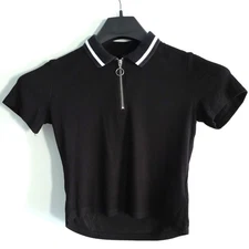 Womens H&M Divided Crop Top - Short Sleeve - Size S