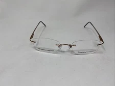 TUSCANY EYEWEAR SLE 06 50-19-145 BRONZE RIMLESS EYEGLASSES HL81