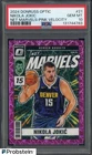 2024 Donruss Optic Net Marvels Pink Velocity #21 Nikola Jokic Nuggets /79 PSA 10