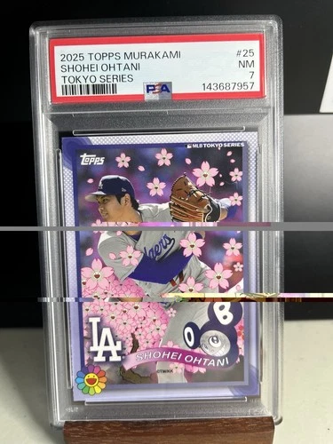 2025 Topps Murakami Tokyo Series - Shohei Ohtani Pitching #25 | PSA 7