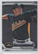 2012 Topps Finest Brad Peacock #51 0l2