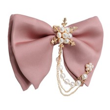 Oversized Bow Ties for Men Detachable Pre Tied Bow Tie With Pearl Decoration ...