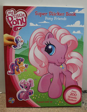 My Little Pony: Super Sticker Book--Pony Friends, 200 reusable stickers NEW