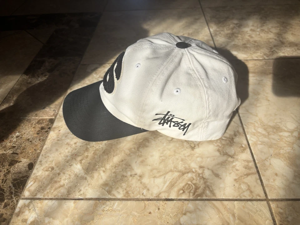 Stussy Low Pro Chenille S Snapback Natural White - Image 2 of 4
