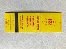 AL108 Matchbook Cover The 89 ER Restaurant, Springfield Missouri MO AL108 Matchbook Cover The 89 ER Restaurant, Springfield Missouri MO