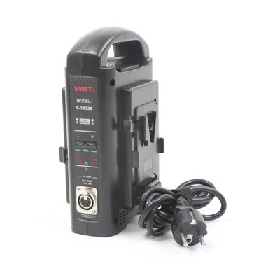 Swit S-3822S 2-Kanal Simultan Ladegerät f. V-Mount Akkus... + Sehr Gut (279134)