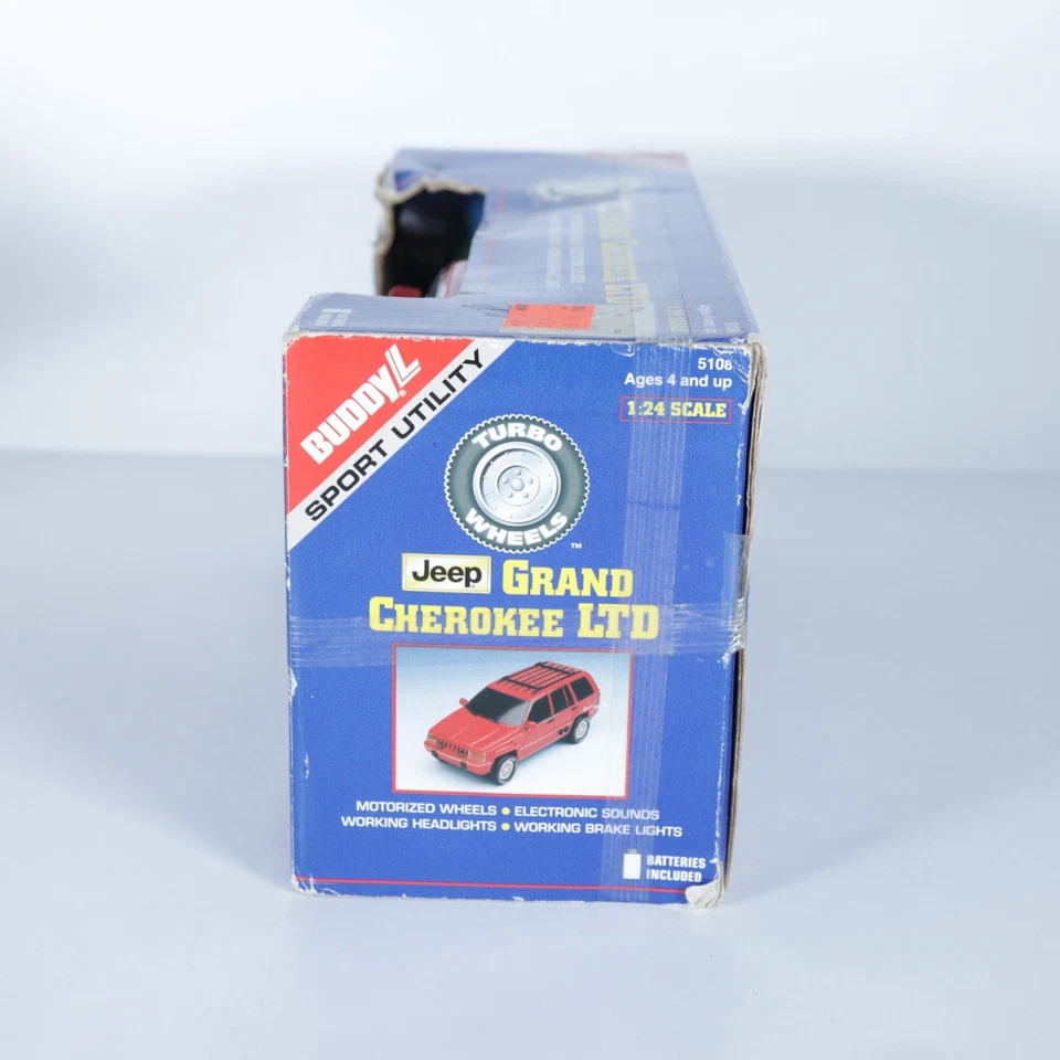 Jeep Grand Cherokee LTD 1996 1:24 batería luces de sonido ruedas #5108 leer Foto 2 de 4