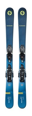 Blizzard Rustler Twin Jr Kid's All-Mountain Skis, Blue, 108cm w/ JR 4.5 WB Bindi