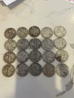 20 half dollars liberty and franklin mix