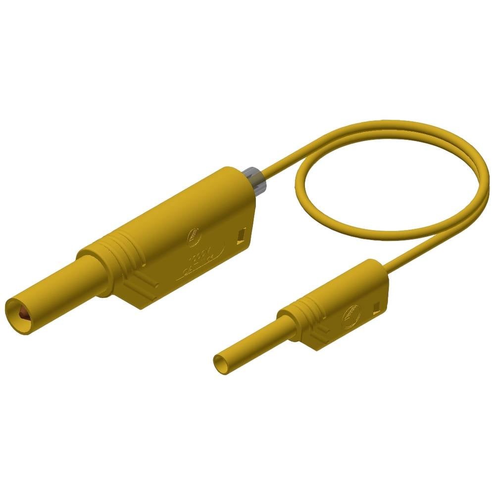 Cordon de mesure jaune MAL S WS 2-4 SKS Hirschmann de 100 cm