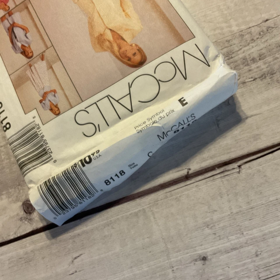 McCalls 8118 Sewing Pattern Jacket Pants Skirt Shorts Pantsuit Sizes 10-14 UNCUT - Image 4 of 4