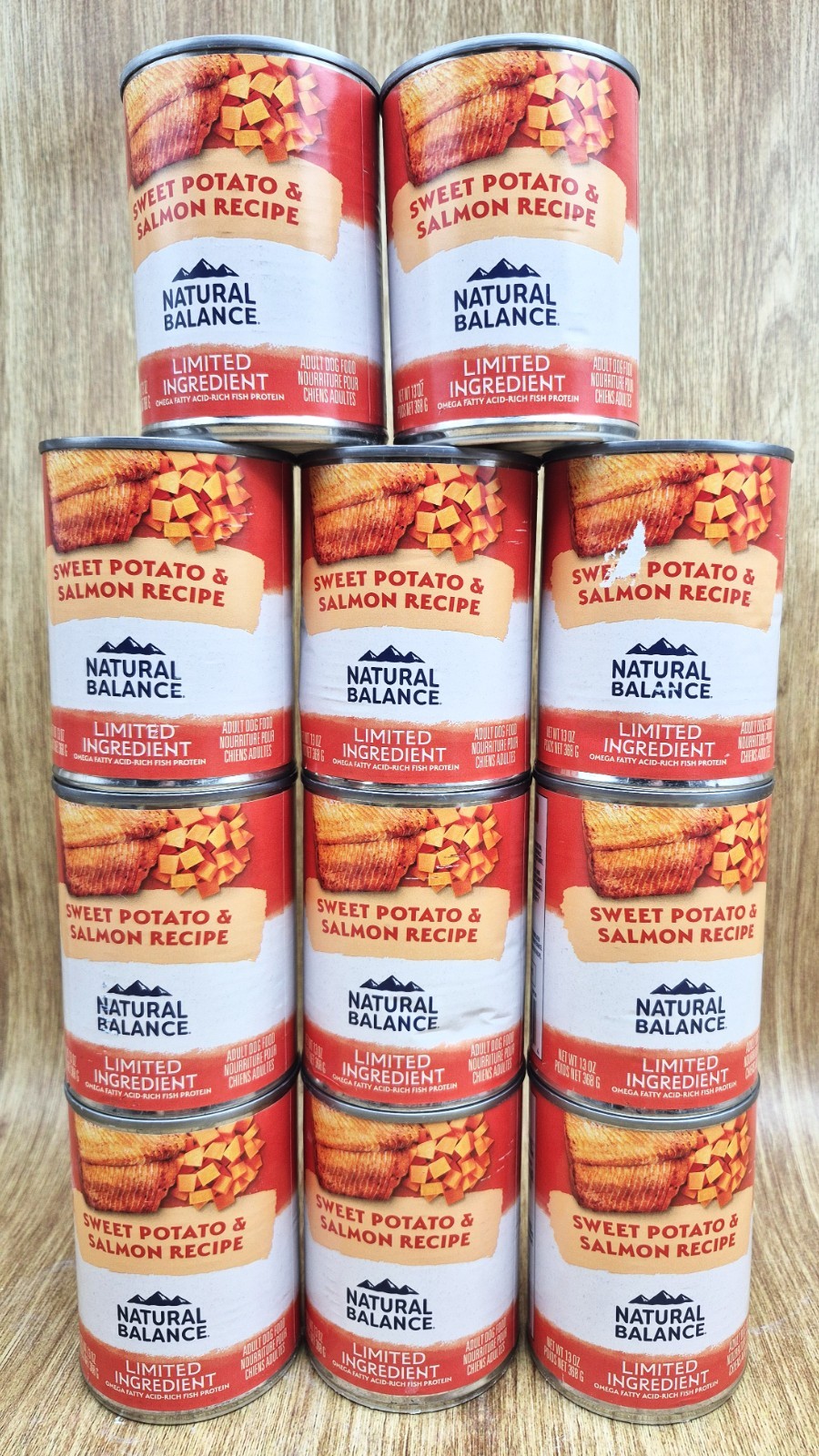 Set of 11 Cans &ndash; Natural Balance Cans 13oz Lmtd Ingredient &ndash; Sweet Potato Salmon