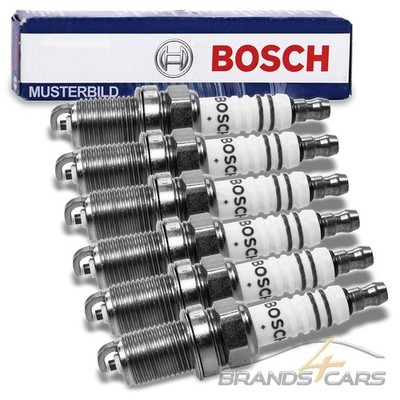 6x BOSCH ZÜNDKERZEN DOPPELPLATIN FR8DPP33+ 31656788